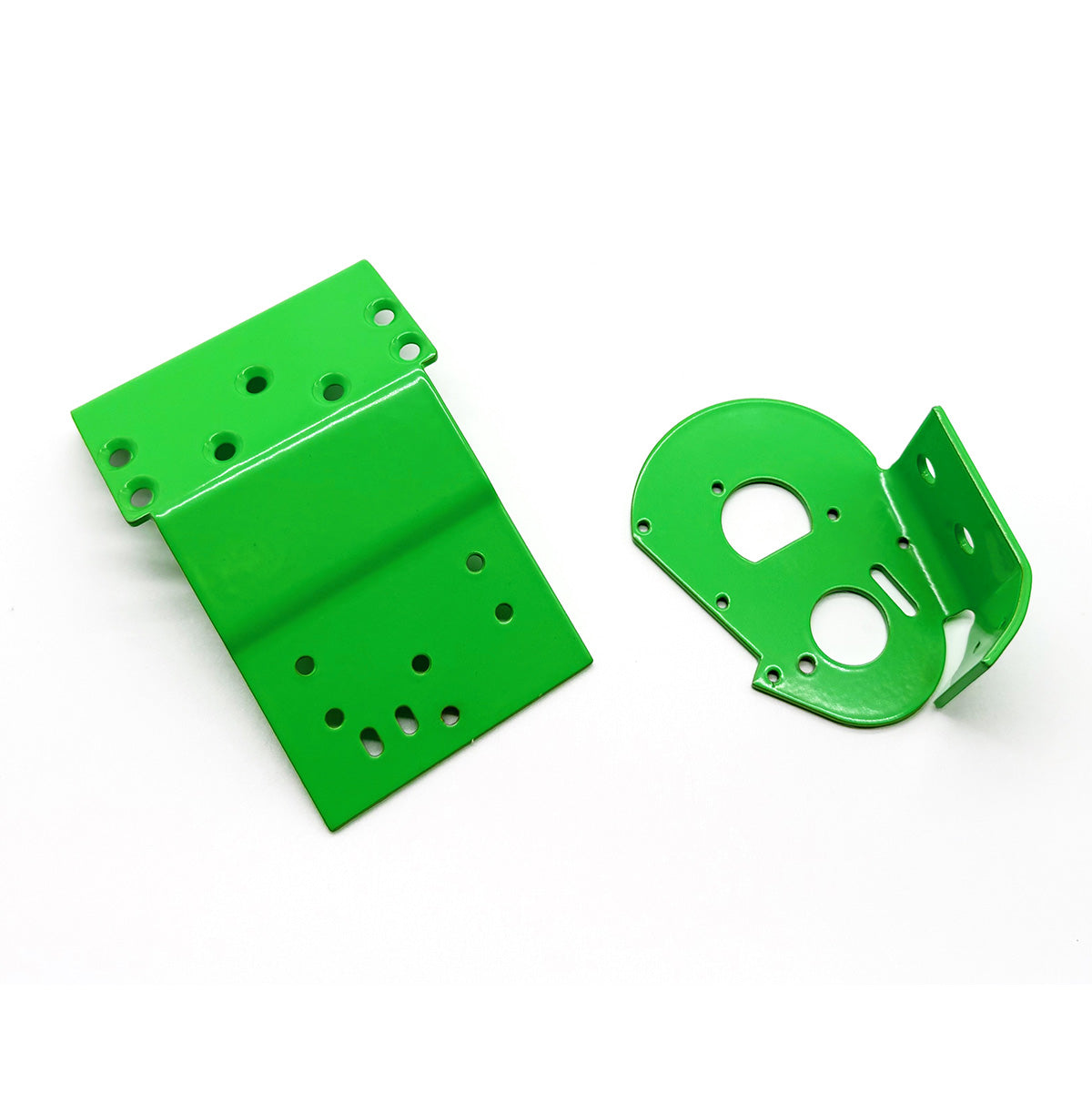 Authentic RC10 Chassis - Powdercoated in Retro Green