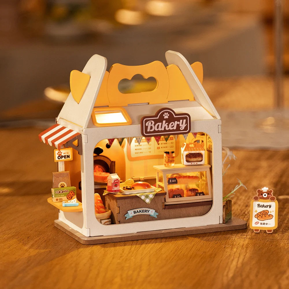 Teddy's Breadbox Shop DIY Miniature House Kit