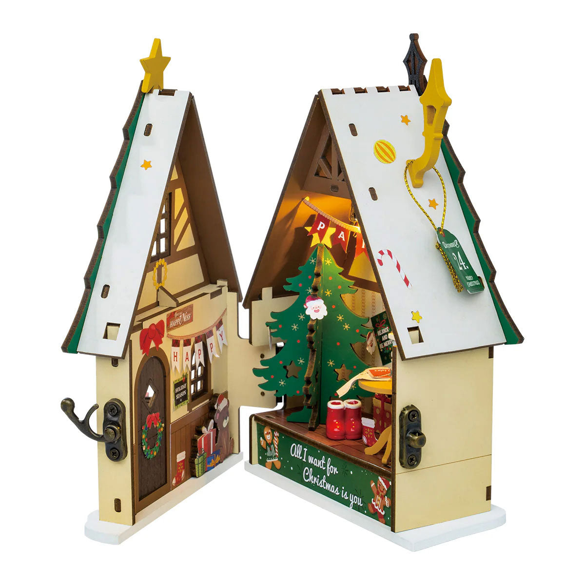 Twinkling Christmas House, Super Mini Houses -