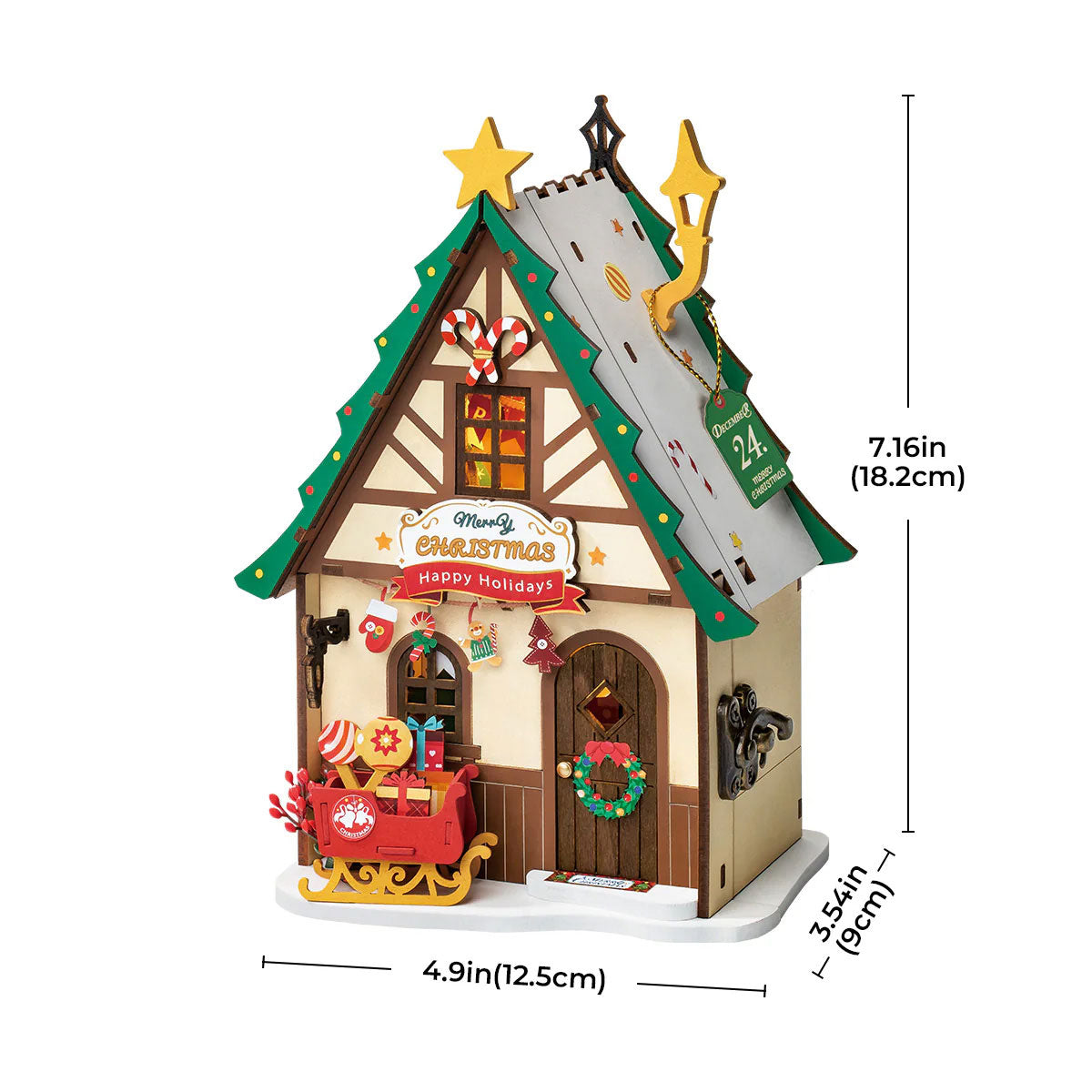 Twinkling Christmas House, Super Mini Houses -