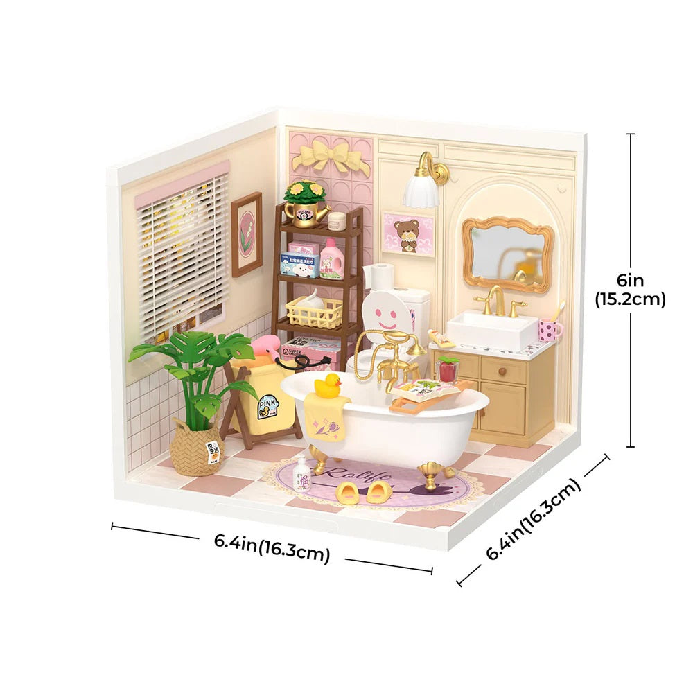 Pop Bubble Bathroom Plastic DIY Miniature House