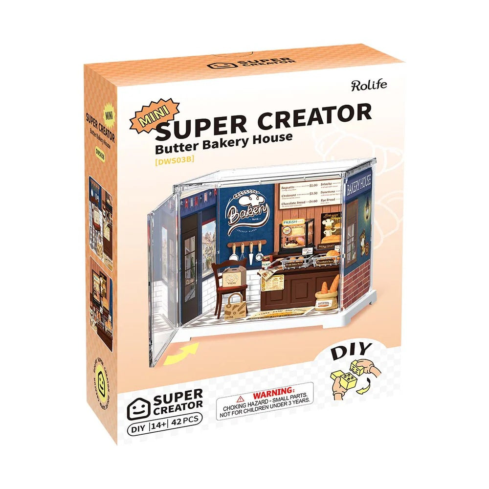 Butter Bakery House, DIY Miniature House