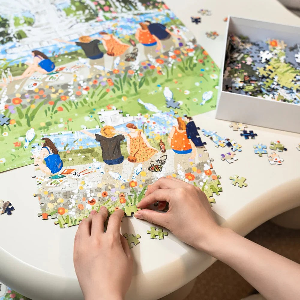 Afternoon Fountain 1000 Piece Jigsaw Puzzle