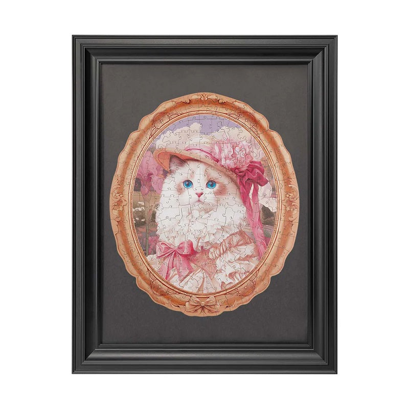 Black Vintage Puzzle Frame 12" x 16"