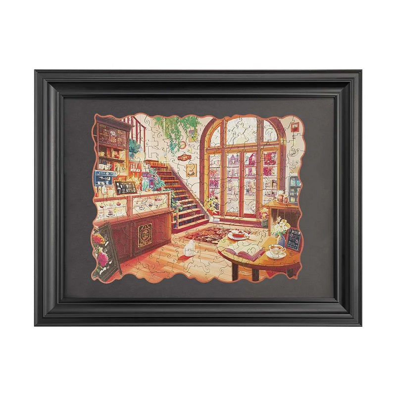 Black Vintage Puzzle Frame 12" x 16"