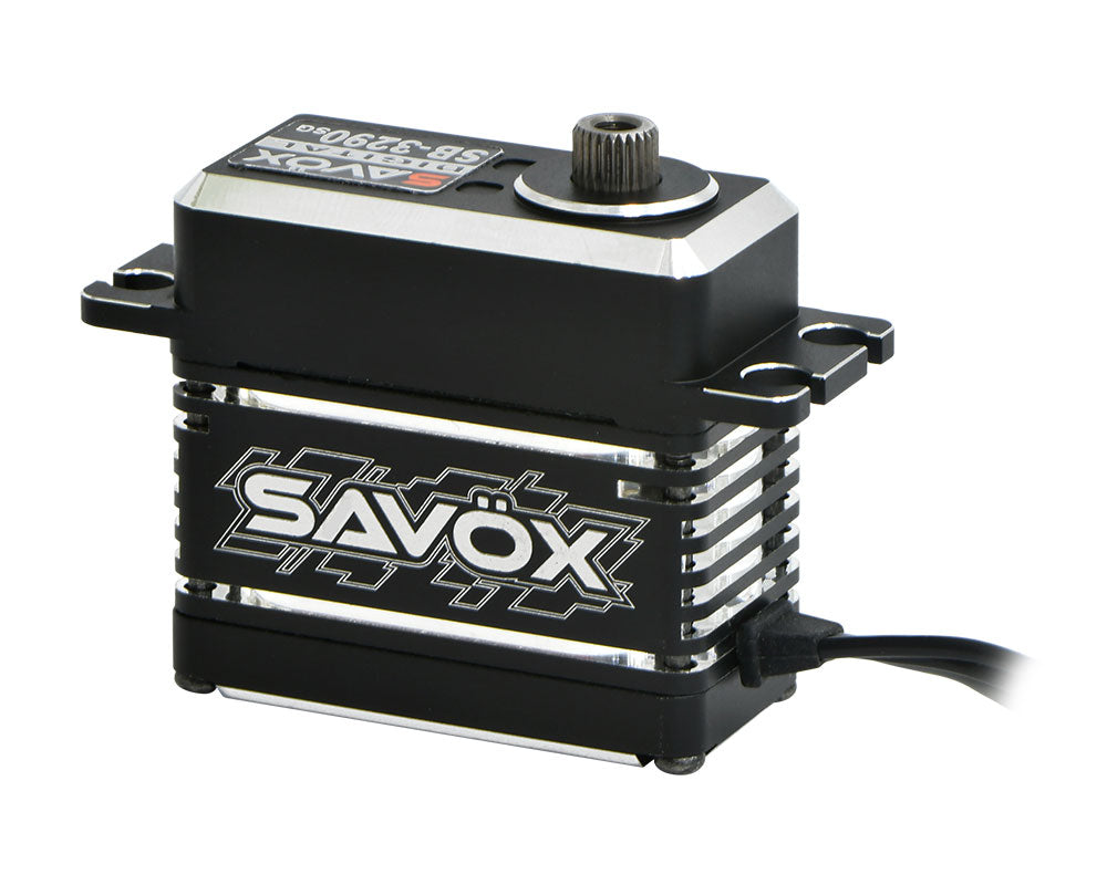 High Torque, High Voltage Brushless Servo, Black