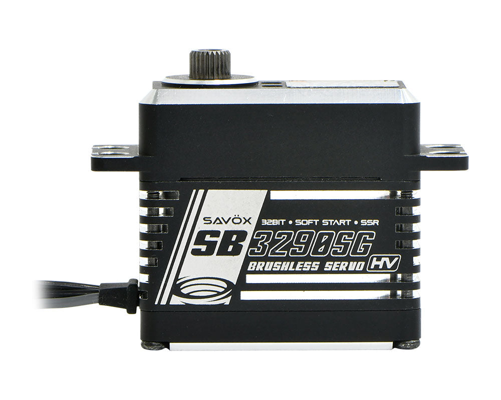 High Torque, High Voltage Brushless Servo, Black