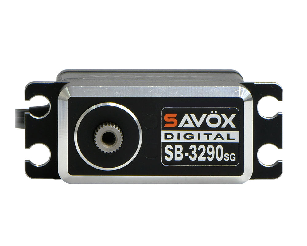 High Torque, High Voltage Brushless Servo, Black