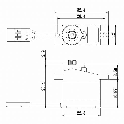 Micro Digital MG Servo 0.09sec / 30oz @ 6V