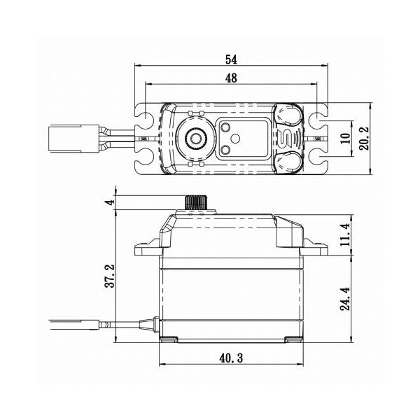 High Voltage Coreless Digital Servo .09sec/555.5oz @ 8.4V