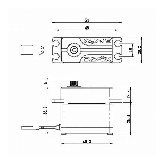 High Voltage Coreless Steel Gear Monster Torque Servo