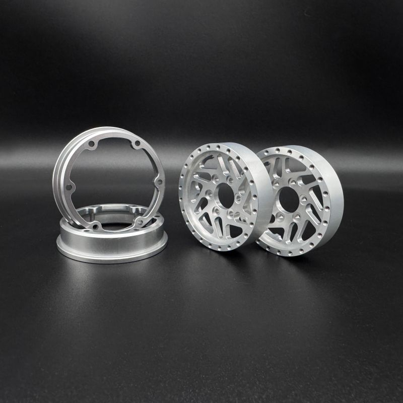 1.9 "Crossman" Aluminum Beadlock Wheels w/ Hubs (2)