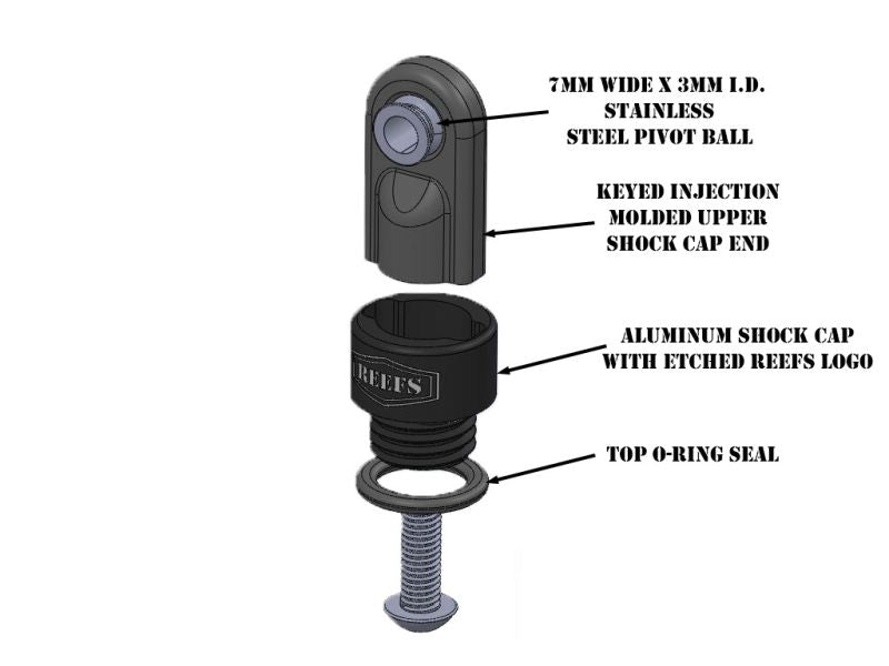 XP Aluminum Shocks 100mm (2pk)