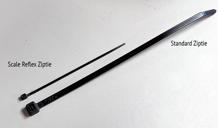 Ultra Thin Micro Zip Ties (50pc)
