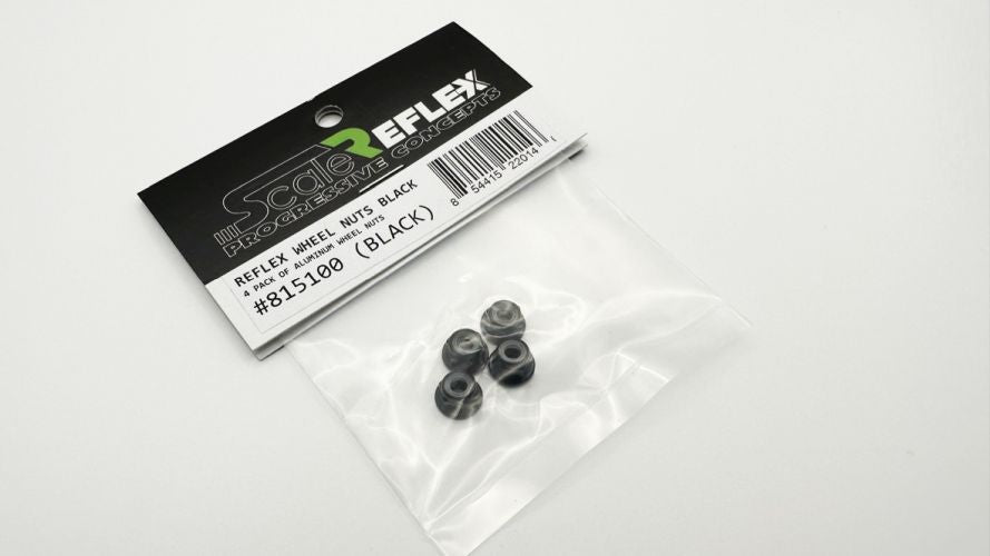 Wheel Nuts Black 4 Pack
