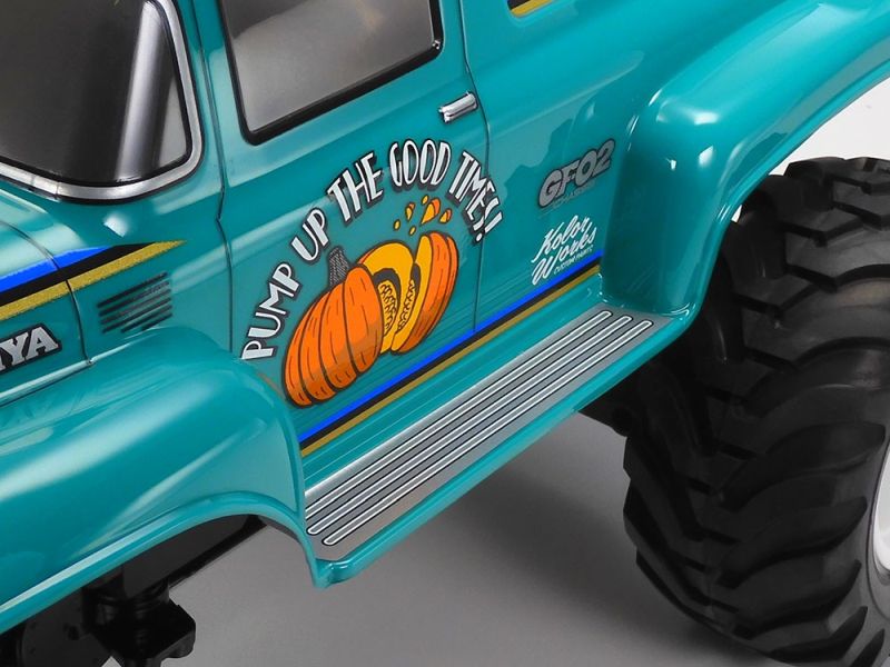 RC Squash Van, GF-02 Green/White Painted Body