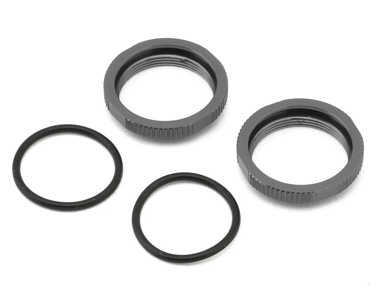 TKR6013B - Shock Adjustment Nut (Short, Aluminum, Gun metal)