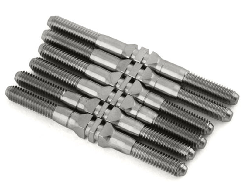 Team Associated B74.2 HyperMax Ti Turnbuckles (Natural)