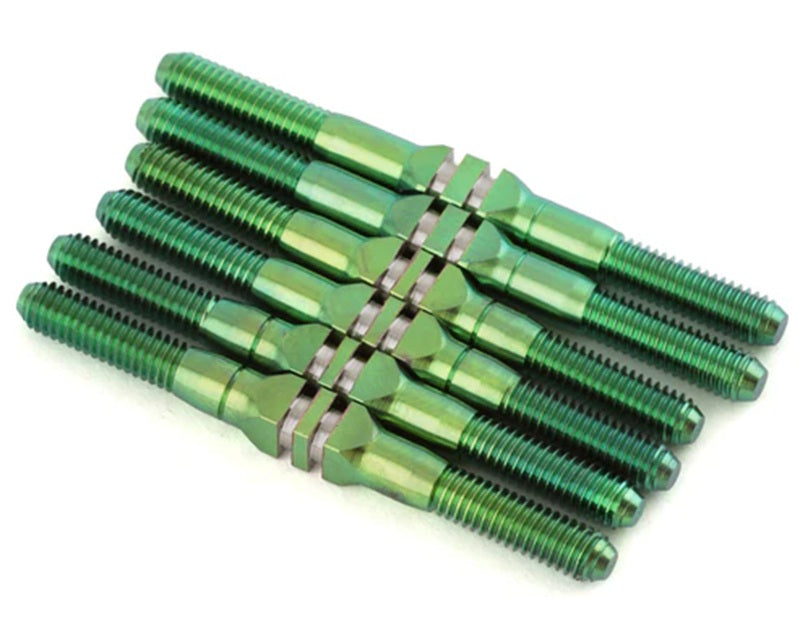 Team Associated B74.2 HyperMax Ti Turnbuckles (Green)