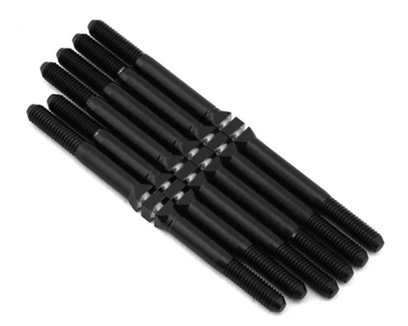 Team Associated SC6.4 HyperMax Ti Turnbuckles (Black)