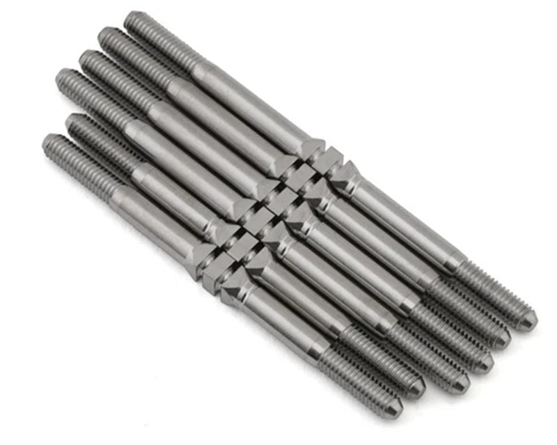 Team Associated T6.4 HyperMax Ti Turnbuckles (Natural)