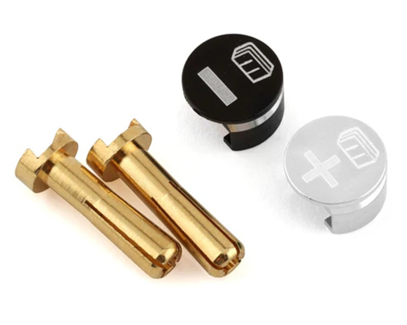 Battery Grabs & Bullet Connectors (4MM)(Silver)