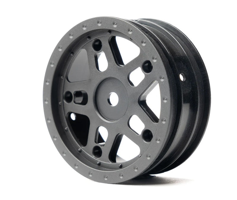 1/10 Whiplash Front 2.2" 12mm Sprint Car Wheels (2) (Blue)