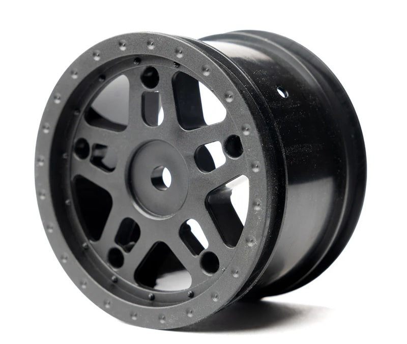1/10 Whiplash Rear 2.2" 12mm Sprint Car Wheels (2) (Yellow)